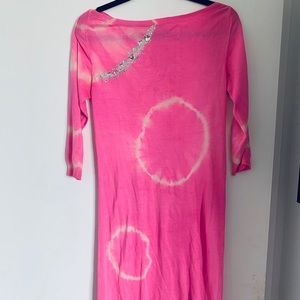 Bluemarine silk tie dye T-shirt dress sz medium